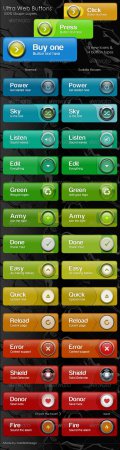 Ultra Web Buttons [GraphicRiver]