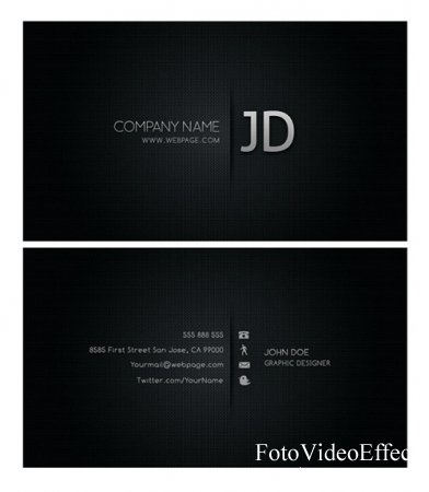 Cool Business Card Templates Psd Layered Material
