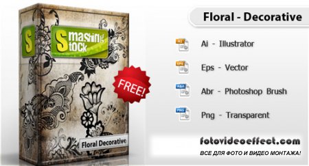 Floral Decorative Free Pack