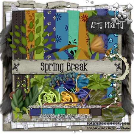 Scrap-set - Spring Break