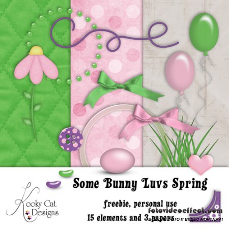 Scrap-set - Some Bunny Luvs Spring