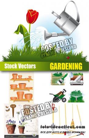 Stock Vectors - Gardening