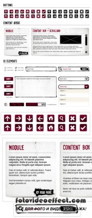 MediaLoot Grunge Web Button & UI Set RETAIL