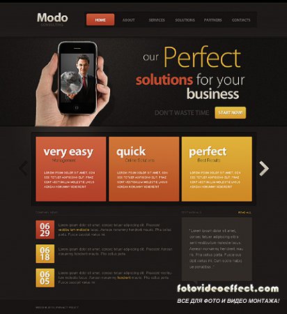 Modo Business Free Website Template