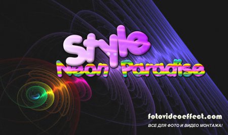 Styles for Photoshop - Neon Paradise