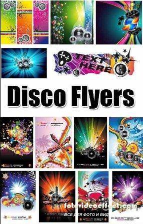 Disco Flyers Vector