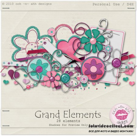 Scrap-kit - Grand Elements