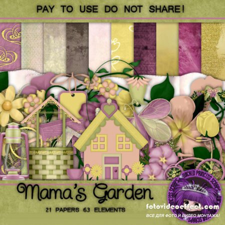Scrap-set - Mama's Garden