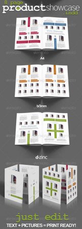 Premium Products Showcase v1 - InDesign A4