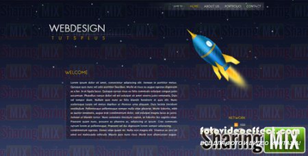 WebDesign PSD - Cosmos