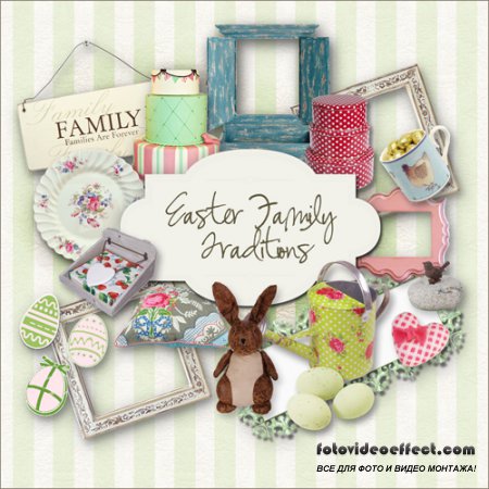 Scrap-set - Easter Family Traditions