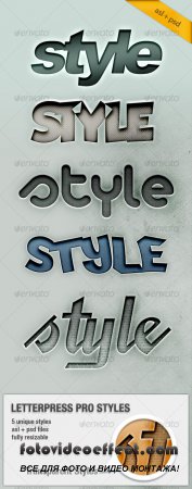 Letterpress Text Pro Styles - GraphicRiver