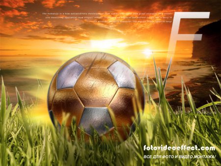 PSD Source - Gold Football