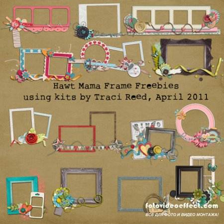 Traci Reed Hawt Mamas April 2011 - Cluster Frames