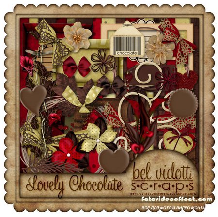 - -   / Scrap kit - Lovely Chocolate