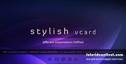 ThemeForest - Stylish Vcard - 11 Modern Skins (With Fixed Portfolio & Working Twitter Feed) - Rip