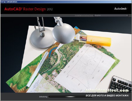 Autodesk AutoCAD Raster Design 2012 x32 x64 (31.05.11 ) Английская версия