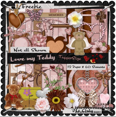 Scrap kit - Love My Teddy