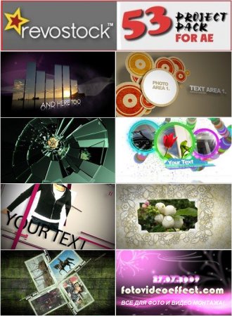 RevoStock - 53 Project Pack For After Effects