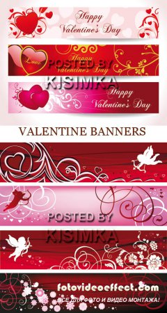 Stock: Valentine banners