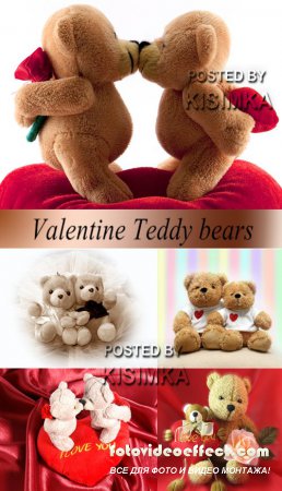 Stock Photo: Valentine Teddy bears