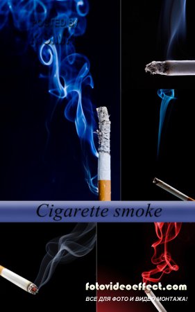 Stock Photo: Cigarette smoke