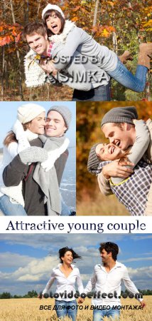 Stock Photo: Attractive young couple on the nature
