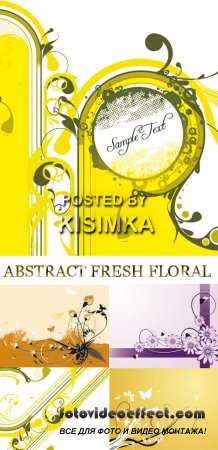 Stock: ABSTRACT FRESH FLORAL BACKGROUND