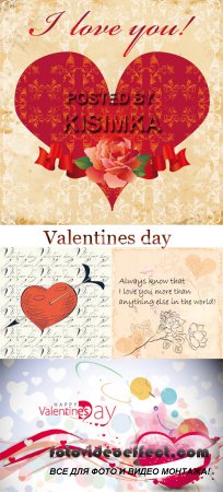 Stock: Valentines day greeting card