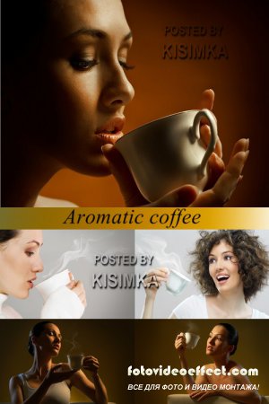 Stock Photo: Aromatic coffee