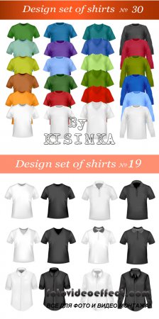 Stock: Design of T-shirts and shirts
