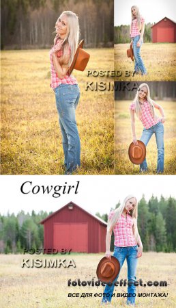 Stock Photo: Cowgirl