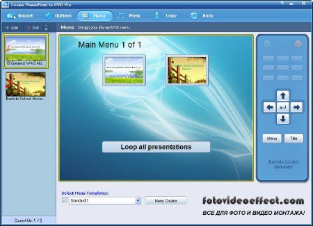 Leawo PowerPoint to DVD Pro v4.2.0 Build-202 (2012/ENG)