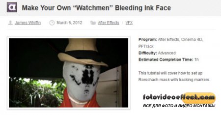 Make Your Own Watchmen Bleeding Ink Face - Tuts+ Premium