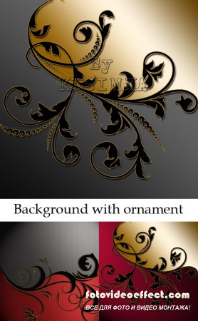 Stock: Background with ornament