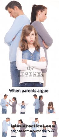 Stock Photo: When parents argue