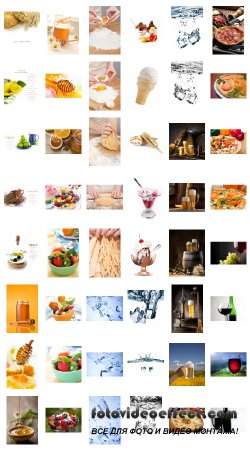 Stock Photo: Food and drinks
