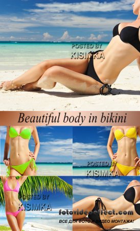 Stock Photo: Beautiful body in bikini
