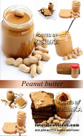 Stock Photo: Peanut butter