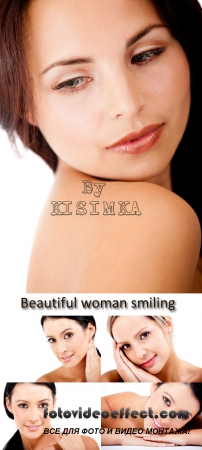 Stock Photo: Beautiful woman smiling