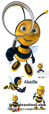 Stock Photo: Abeille