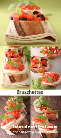  Stock Photo: Bruschettas