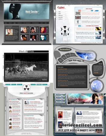 Web Templates Psd Pack 14 For Photoshop