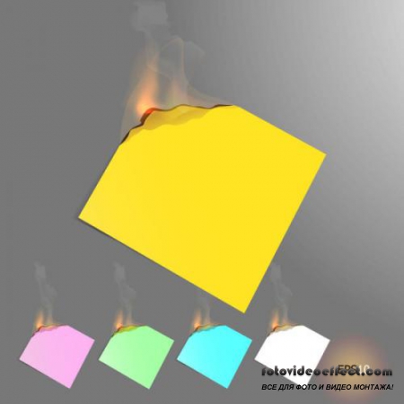 Burning tab - vector