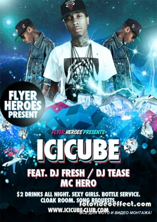 Icicube PSD Flyer Template