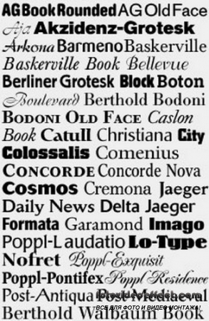   - 8 / Collection of fonts - Part 8