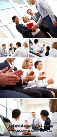  Stock Photo: Business seminar