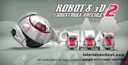 Robots 3D Christmas Special II - Project for After Effects (Videohive)