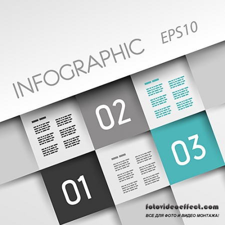 VECTOR CLIPART -    / Modern Design template - Infographics Set 2