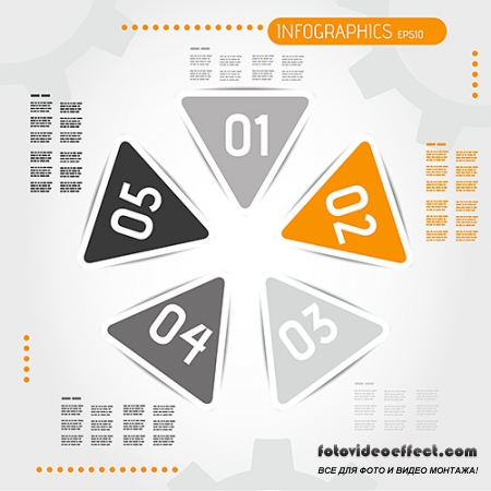 VECTOR CLIPART -    / Modern Design template - Infographics Set 2